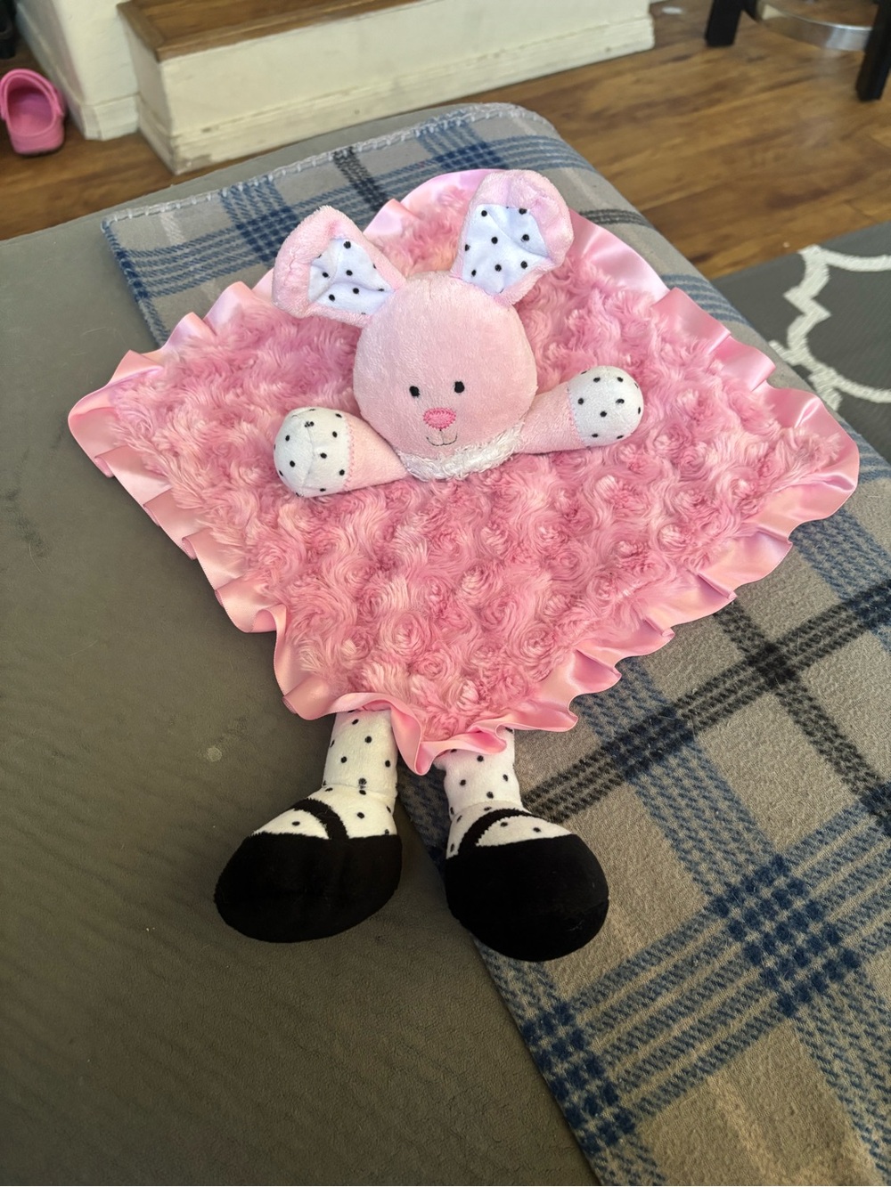 Baby Starters Pink Bunny Security Lovey Blanket